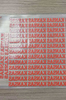 Label en caoutchouc fait sur commande d'habillement de transfert de chaleur du silicone 3D pour le T-shirt