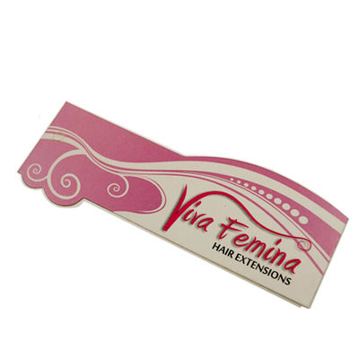 Fait sur commande propres étiquettes du fabriquant de Logo Paper Pvc Jeans Paper de marque pour l'habillement
