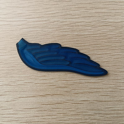 Le fer sur les insignes 3D a gravé la marque en refief Logo Soft que TPU raccorde pour l'habillement