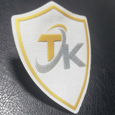 T-shirt mou de relief de Logo Iron On de label de transfert de chaleur de silicone de l'autocollant 3D TPU