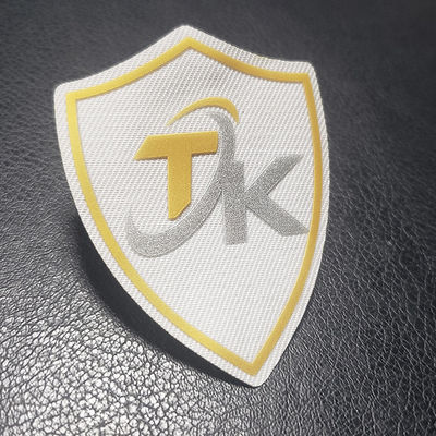 T-shirt mou de relief de Logo Iron On de label de transfert de chaleur de silicone de l'autocollant 3D TPU