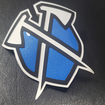 Le logo de estampillage chaud 3D d'étiquettes de vêtement d'impression d'écran a gravé le silicone en refief imprimant le label de film de transfert