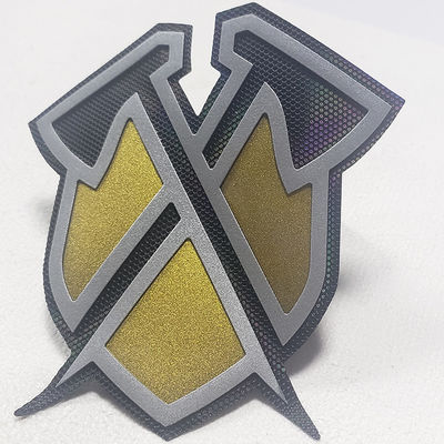 3d a soulevé le label de Logo Silicone Heat Transfer Clothing de marque d'effet pour le T-shirt