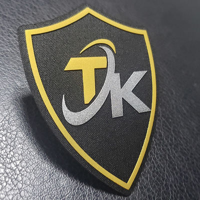 La coutume de mode a imprimé le label de relief de Tpu de couleur de la correction 3D pour le vêtement