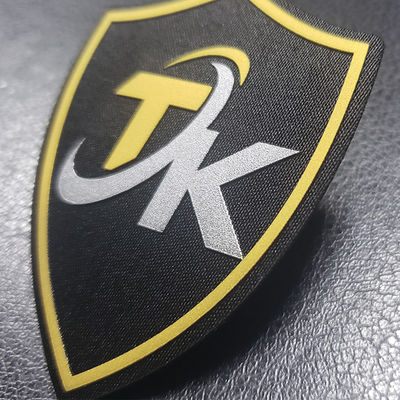 La coutume de mode a imprimé le label de relief de Tpu de couleur de la correction 3D pour le vêtement