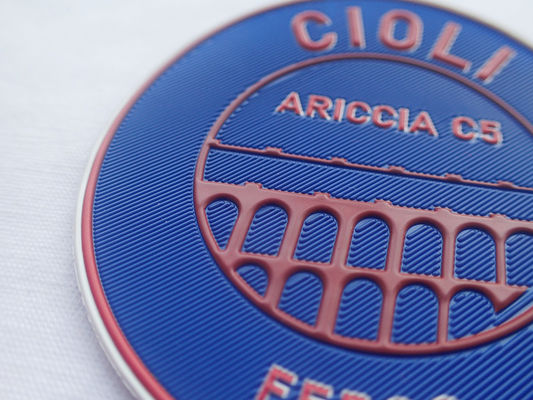 Corrections faites sur commande du transfert de chaleur d'impression d'écran en soie 3D Logo Embossed TPU