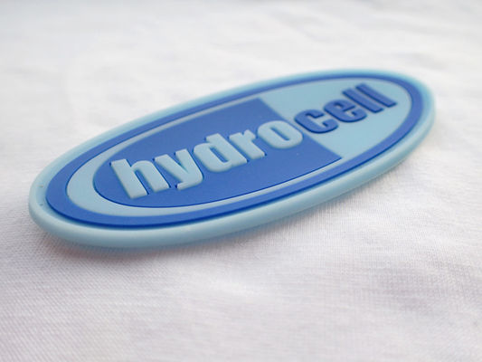 Le PVC mou de marque faite sur commande marquent Logo Patch en caoutchouc lavable