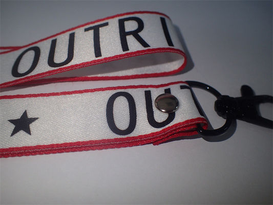 Bande et courroie de sangle imprimées par sublimation de polyester avec le logo fait sur commande