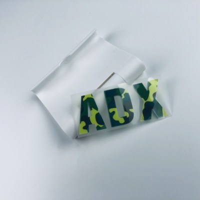 Camouflez les labels de transfert de chaleur du silicone 3D avec votre propre logo