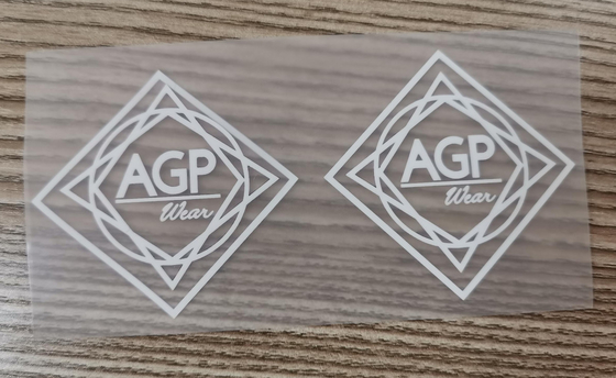 Le transfert de chaleur de haute qualité d'habillement marque le silicone de l'impression 3D