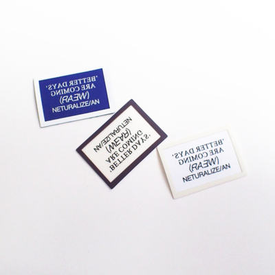 Matt/label imprimé par écran extérieur brillant lavable pour le tissu