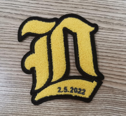 Labels de transfert de chaleur de salbande de correction de broderie de serviette de vêtements
