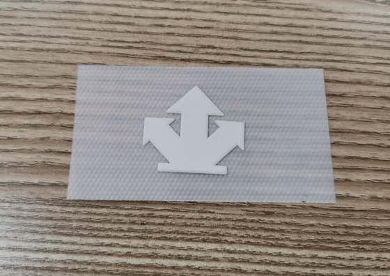 Label adapté aux besoins du client de silicone de transfert de chaleur de la conception 3D pour des vêtements