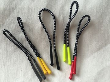 Extracteur en caoutchouc de tirette de silicium coloré avec la corde d'élastique de polyester de 2mm