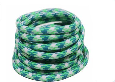 Logo 100% tressé coloré de corde de ficelle élastique de corde de polyester imprimé