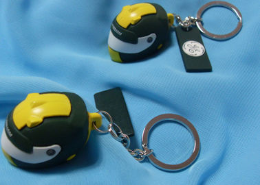 Cadeaux 100% promotionnels personnalisés de chaîne principale de silicone à la mode