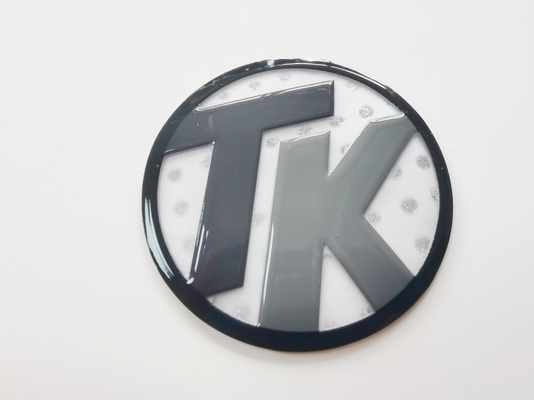 Le silicone fait sur commande de marque déposée brillante de l'effet 3D marque le style multi