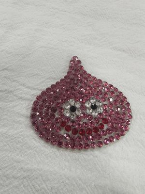 Étiquette d'impression de transfert de chaleur sur mesure autocollant de haute strass Logo de repassage pour T-shirts Chapeaux bricolage cristal
