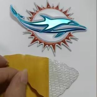 Écussons de transfert thermique 3D personnalisés en TPU doré, étiquettes de marque pour vêtements de sport, décoration de vêtements personnalisés
