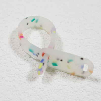 Attaches de câbles tie-dye en silicone – Organisateurs de cordons élastiques réutilisables pour sacs et usage quotidien