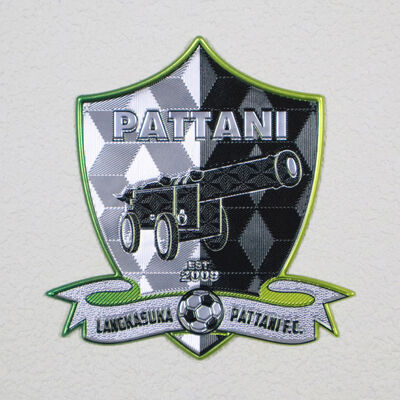 Pattani FC Football Club TPU Badge de transfert de chaleur personnalisé Emblème de l'équipe Étiquette de vêtements