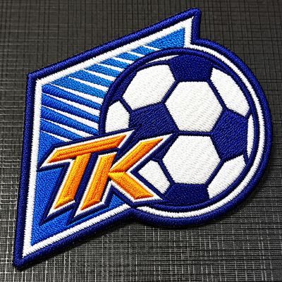 Patchs de football personnalisés brodés avec logo d'équipe pour maillots et vêtements de sport