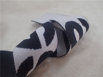 Bande élastique de double jacquard de couleur de la mode 4CM pour la couleur lumineuse de jupe