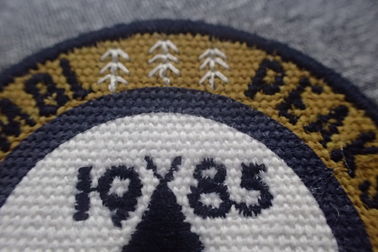Corrections arrières brodées par coutume à haute densité de cercle