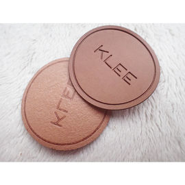 Label en cuir de LOGO Soft Debossed Foldable de correction faite sur commande d'unité centrale pour des jeans de sacs à main d'habillement