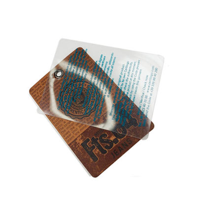 Habillement de papier fait sur commande en gros de Logo Swing Hang Tag For